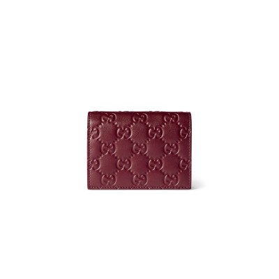 GUCCI GG EMBLEM SMALL WALLET 847207 (11*8.5*3cm)